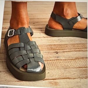 Free People Finn Fisherman Sandals 8.5